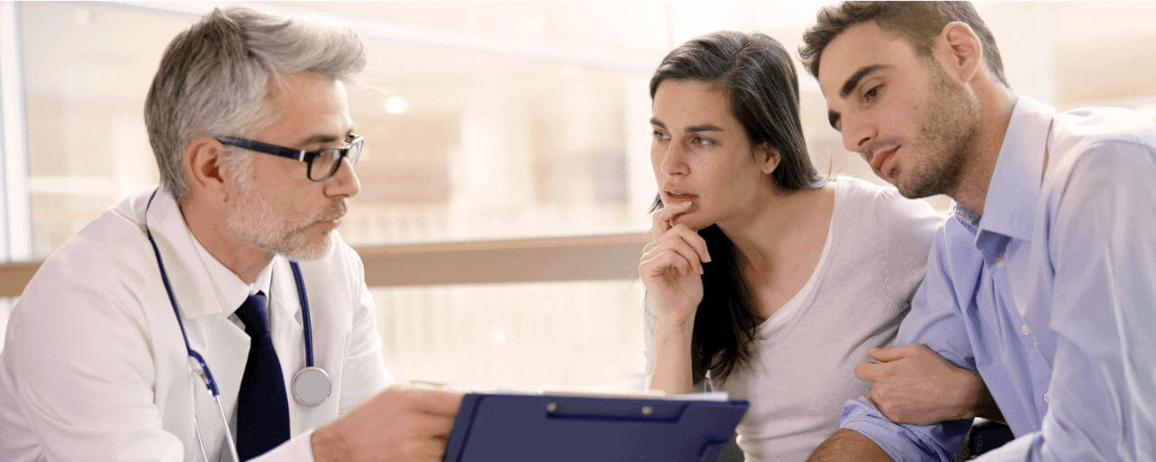 Doctor with Couple