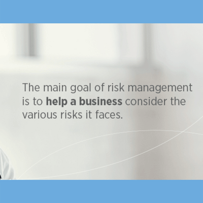 main goal of risk management